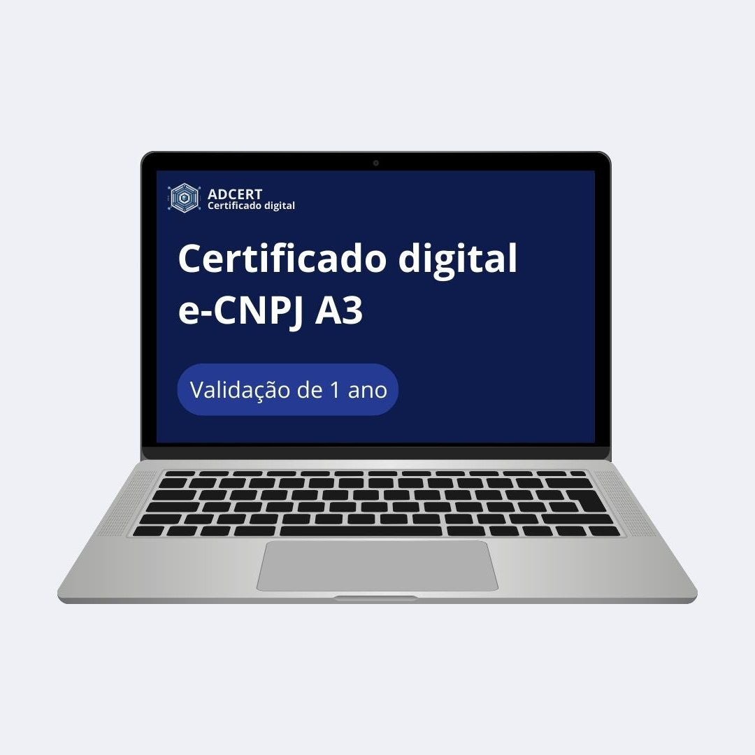 Certificado Digital CNPJ A3 + Cartão de Validação