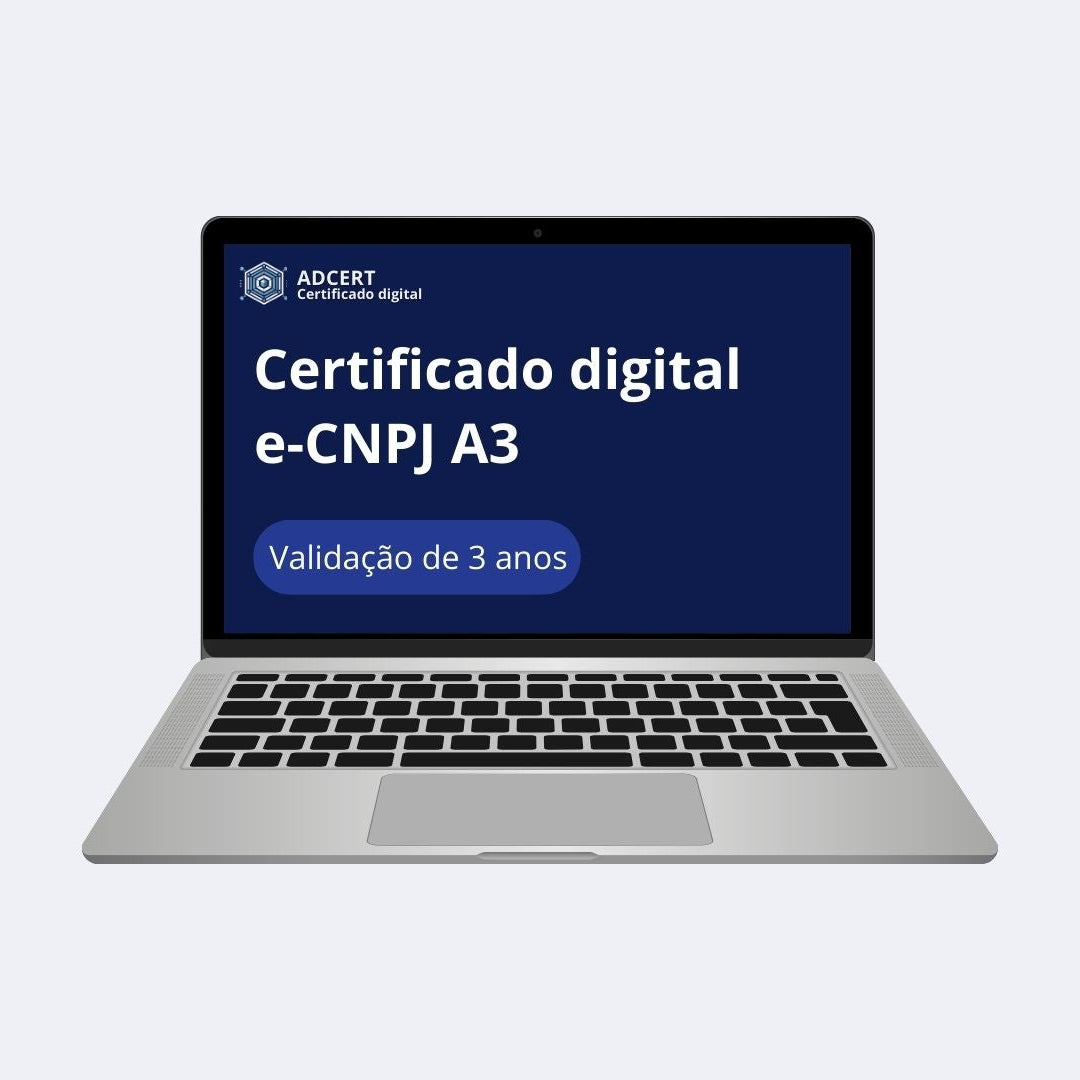 Certificado Digital CNPJ A3 + Cartão de Validação