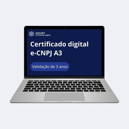 Certificado Digital CNPJ A3 + Cartão de Validação
